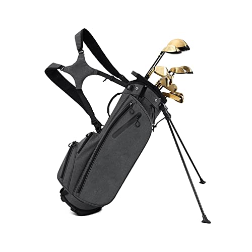 UPGEQMDK Golfschlägertaschen mit 5-Wege-Unterteilung, verstellbarem Schultergurt, Golf-Standtasche, leichte, geordnete Golftasche/leicht zu reinigen von UPGEQMDK