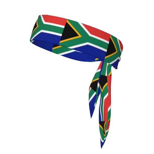 Verstellbares Stirnband mit Südafrika-Flagge, wendbar, für Outdoor-Sport, Freizeit, Yoga, Unisex von UPIKIT