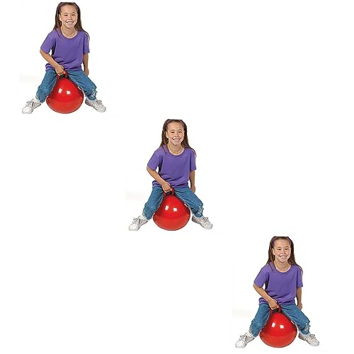 UPKOCH 3 Stück Aufblasbarer Hopfenball Springender Ball Für Kinder Hüpfball von UPKOCH
