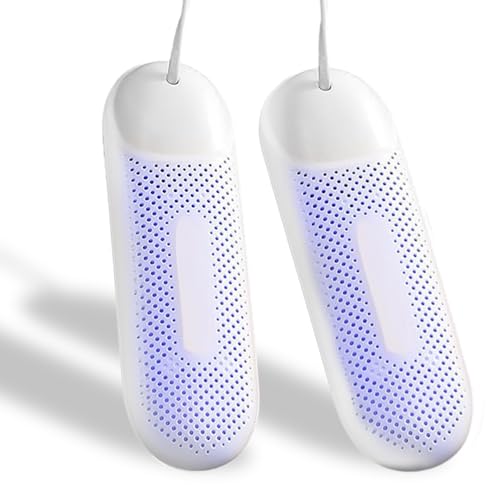 UQTUKO Elektrischer Schuhtrockner, Tragbarer Schuhtrockner 360° Trocknung Schuhwärmer Stiefeltrockner Antibakteriell Schuh trockner für Skischuhe, Schuhe, Socken, Laufschuhe, fußballschuhe UQTUKO Elektrischer Schuhtrockner, Tragbarer Schuhtrockner 360° Trocknung Schuhwärmer Stiefeltrockner Antibakteriell Schuh trockner für Skischuhe, Schuhe, Socken, Laufschuhe, fußballschuhe von UQTUKO
