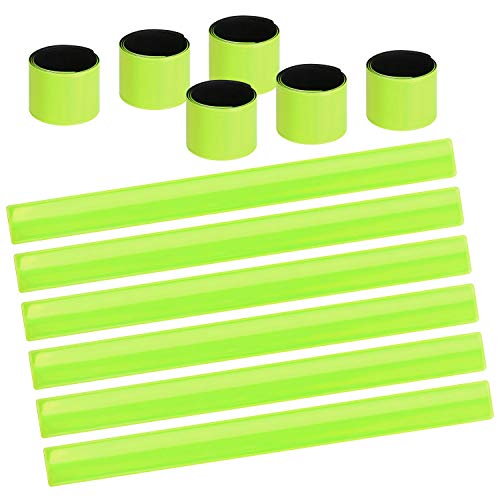 URAQT Reflektorbänder, 12PCS Schnapparmbänder Klatscharmband Sicherheitsband Reflektierend, Reflexband für Kinder, Erwachsene, Jungen und Mädchen im Set zum Fahrrad Fahren, Laufen oder Joggen URAQT Reflektorbänder, 12PCS Schnapparmbänder Klatscharmband Sicherheitsband Reflektierend, Reflexband für Kinder, Erwachsene, Jungen und Mädchen im Set zum Fahrrad Fahren, Laufen oder Joggen von URAQT
