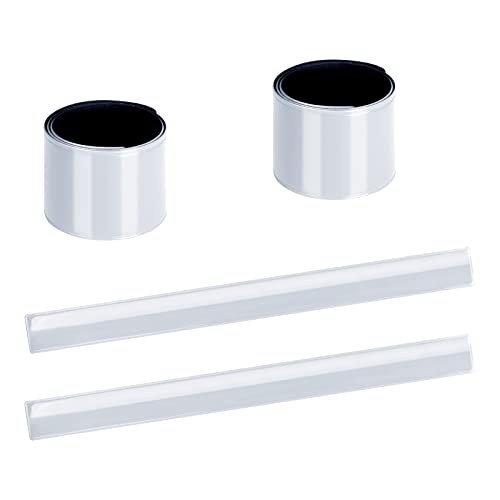 URAQT Reflektorband, 4PCS Universal Reflektoren Set Klatscharmband Sicherheitsband Reflektierend Schnapparmband Reflektierend Neon Reflektorbänder für Kinder Erwachsene Jogger und Radfahrer URAQT Reflektorband, 4PCS Universal Reflektoren Set Klatscharmband Sicherheitsband Reflektierend Schnapparmband Reflektierend Neon Reflektorbänder für Kinder Erwachsene Jogger und Radfahrer von URAQT