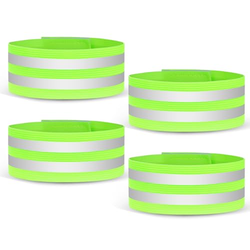 URAQT Reflektorband,4 Stücke Universal Doppel Reflektorbänder Running Sicherheitsband Reflektierend Neon Reflektorbänder für Radfahren Joggen Geeignete Reflektoren für Kinder & Erwachsene URAQT Reflektorband,4 Stücke Universal Doppel Reflektorbänder Running Sicherheitsband Reflektierend Neon Reflektorbänder für Radfahren Joggen Geeignete Reflektoren für Kinder & Erwachsene von URAQT