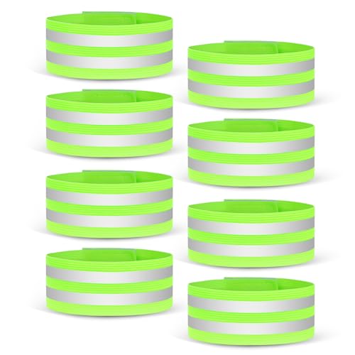 URAQT Reflektorband,8 Stücke Universal Doppel Reflektorbänder Running Sicherheitsband Reflektierend Neon Reflektorbänder für Radfahren Joggen Geeignete Reflektoren für Kinder & Erwachsene URAQT Reflektorband,8 Stücke Universal Doppel Reflektorbänder Running Sicherheitsband Reflektierend Neon Reflektorbänder für Radfahren Joggen Geeignete Reflektoren für Kinder & Erwachsene von URAQT