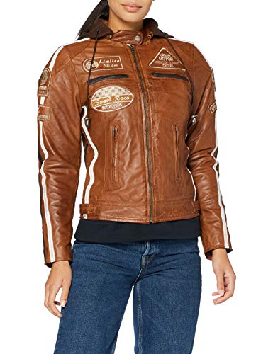 URBAN 5884 Motorradjacke Damen Mit Protektoren, Damenjacke aus Lammleder, Protektoren für Rücken, Schultern und Ellenbogen URBAN 5884 Motorradjacke Damen Mit Protektoren, Damenjacke aus Lammleder, Protektoren für Rücken, Schultern und Ellenbogen von URBAN 5884