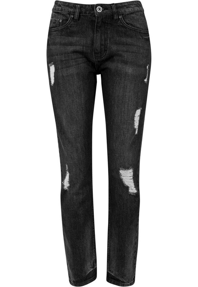 URBAN CLASSICS Bequeme Jeans Urban Classics Damen Ladies Boyfriend Denim Pants (1-tlg) von URBAN CLASSICS