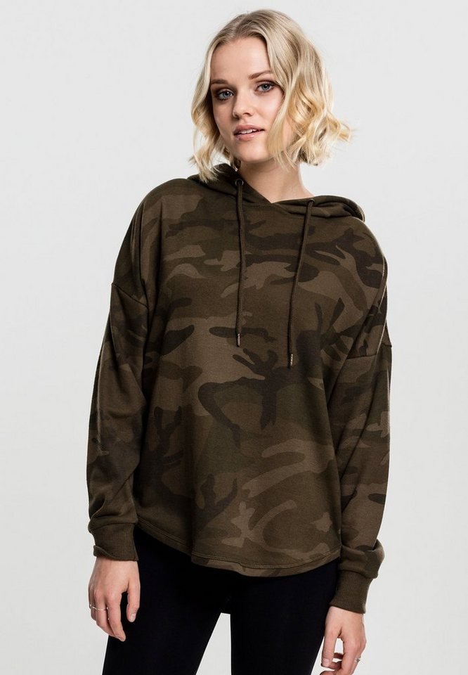 URBAN CLASSICS Kapuzenpullover TB1724 - Ladies Oversized Camo Hoody olive camo XS von URBAN CLASSICS