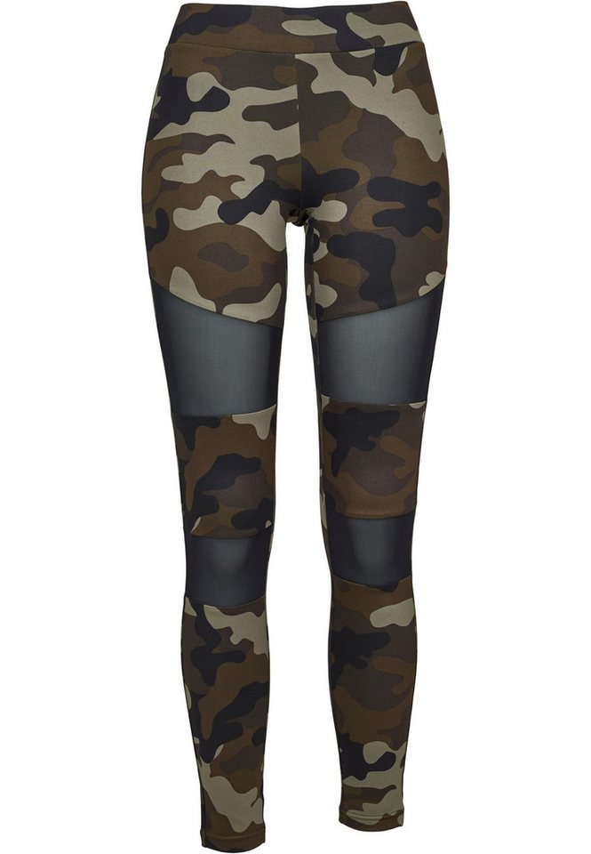 URBAN CLASSICS Leggings Urban Classics Damen Ladies Camo Tech Mesh Leggings (1-tlg) von URBAN CLASSICS