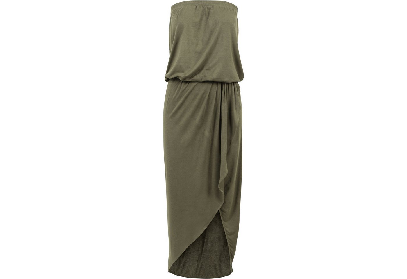 URBAN CLASSICS Shirtkleid Urban Classics Damen Ladies Viscose Bandeau Dress von URBAN CLASSICS