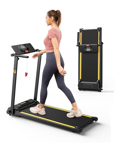 UREVO Laufband für zuhause, 2.25PS Laufband klappbar mit 12 HIIT Modes, kompakte Mini Treadmill für Haus Büro, Platzsparend Walking Pad mit Verbreiterter Laufgürtel, LCD-Monitor, Leicht zu Falten UREVO Laufband für zuhause, 2.25PS Laufband klappbar mit 12 HIIT Modes, kompakte Mini Treadmill für Haus Büro, Platzsparend Walking Pad mit Verbreiterter Laufgürtel, LCD-Monitor, Leicht zu Falten von UREVO