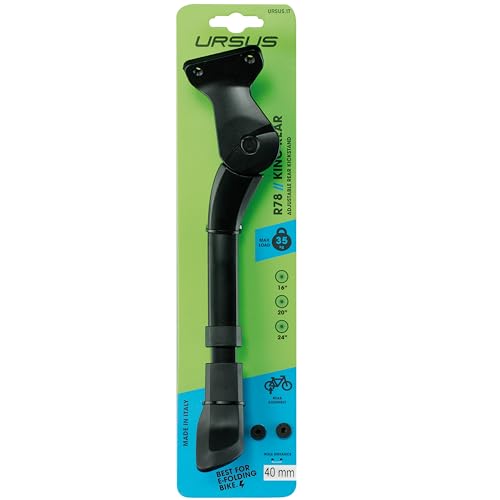 Ursus King Herren Mini Rear Fahrradständer, Schwarz, 40mm Ursus King Herren Mini Rear Fahrradständer, Schwarz, 40mm von Ursus