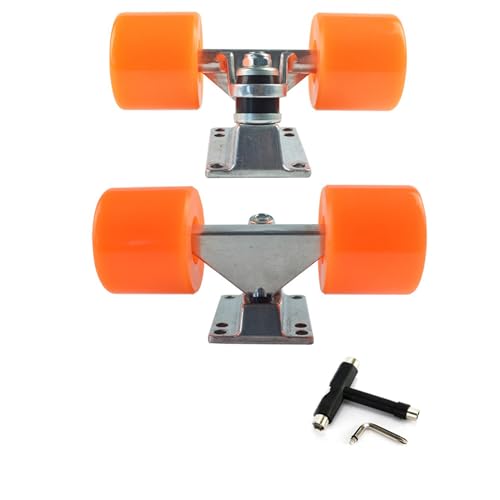 URTERYSER Aluminium Skateboard LKWs Und PU Rad Ersatz Skateboards Radhalterung Rad Hardware Brückenbasis Langlebig von URTERYSER