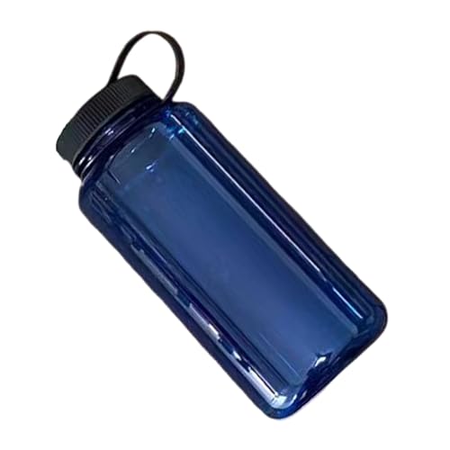 URTERYSER Auslaufsichere Sport-Wasserflaschen, 1000 ml, transparent, breite Öffnung, Getränkebecher für Fitnessstudio, Radfahren, Wandern, Camping von URTERYSER