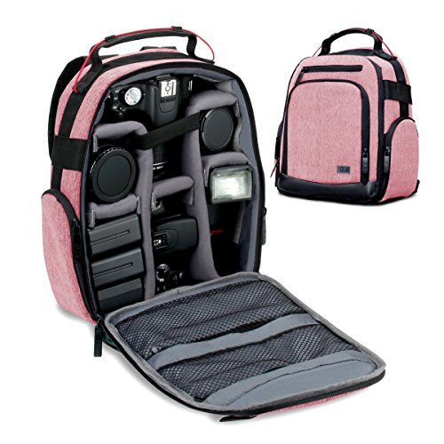 USA Gear DSLR Kamerarucksack, Kameratasche, Kamera Fotorucksack für Spiegelreflexkamera mit Kundengerechten Zubehörteilern, Wetterbeständiger Boden und Bequemer Rückenstütze - Rot USA Gear DSLR Kamerarucksack, Kameratasche, Kamera Fotorucksack für Spiegelreflexkamera mit Kundengerechten Zubehörteilern, Wetterbeständiger Boden und Bequemer Rückenstütze - Rot von USA Gear