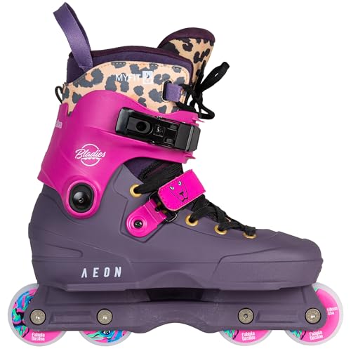 USD Aeon Bladies Fabiola Da Silva Inline Skate in pink/lila, ABEC 9, MYFIT Prime Innenschuh, für Park und Street von USD