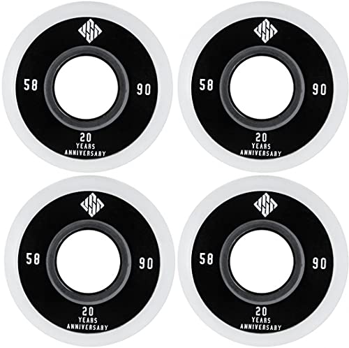 USD schlittschuhrollen Team 58 mm 90A Polyurethan schwarz/Weiss 4 Stück USD schlittschuhrollen Team 58 mm 90A Polyurethan schwarz/Weiss 4 Stück von USD