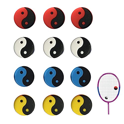 OHYER 12 Stück Tennis Stoßdämpfer Tennisschläger Stoßdämpfer Tennis Vibration Dämpfer Tennis Dämpfer Schläger Stoßdämpfer für Tennisschläger Squashschläger Reduziert Schläger Vibrationen (4 Farben) OHYER 12 Stück Tennis Stoßdämpfer Tennisschläger Stoßdämpfer Tennis Vibration Dämpfer Tennis Dämpfer Schläger Stoßdämpfer für Tennisschläger Squashschläger Reduziert Schläger Vibrationen (4 Farben) von OHYER