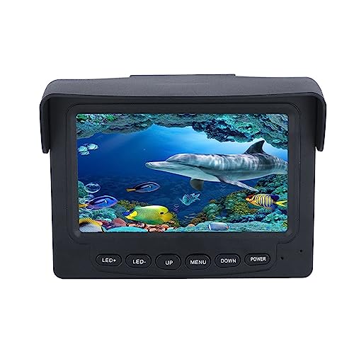 15M 4,3 Zoll 1000tvl Unterwasser-Angelvideokamera-Kit 12-teilige LED-IR-Lichter Video-Fischfinder See unter Wasser Fischkamera von USKI