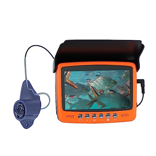 HD 1000 Linie Eisfischen Unterwasserkamera 4,3 Zoll IPS Bildschirm Fischfinder mit 8 Infrarotlichtern kann ein-/ausgeschaltet werden(30M) von USKI