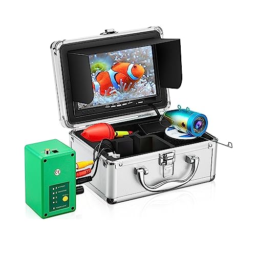 Tragbare Unterwasser 30 LEDs Angeln Kamera Kit Unterstützung DVR 7 Zoll Monitor Video Fisch Detektor 1000TVL for Eis/Meer angeln(40M Cable - with DVR) von USKI