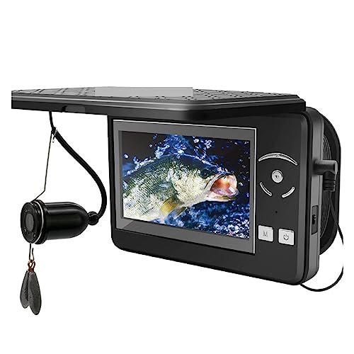 Tragbare Unterwasser-Angelkamera, wasserdichte Video-Fischfinder-DVR-Kamera mit 4,3-Zoll-LCD-Display, Eis, See, Meer, Bootsangeln von USKI