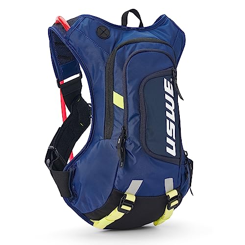 USWE Moto Hydro 8L Trinkrucksack mit 3,0 l Wasserblase, ein hochwertiger, federfreier Rucksack für Enduro und Off-Road-Motorrad, Schwarz / Blau USWE Moto Hydro 8L Trinkrucksack mit 3,0 l Wasserblase, ein hochwertiger, federfreier Rucksack für Enduro und Off-Road-Motorrad, Schwarz / Blau von USWE