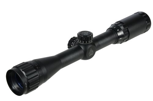 UTG 1' 3-9X32 AO TF2+ Mil-dot Scope with Airgun/.22 Rings, Parallax from 5yds Up SCP-U392AODT2 Schwarz Einheitsgröße von UTG