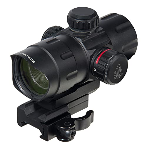 UTG Erwachsene 4.2" ITA Red/Green T-Dot with QD Mount, Riser Adaptor SCP-DS3840TDQ Leuchtpunktvisier, schwarz, One Size UTG Erwachsene 4.2" ITA Red/Green T-Dot with QD Mount, Riser Adaptor SCP-DS3840TDQ Leuchtpunktvisier, schwarz, One Size von UTG