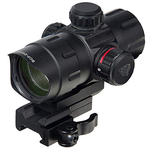 UTG Leuchtpunktvisier 4.2 Zoll Ita Red/Green Dot Sight with Riser Adaptor, Qd Mount und Flip-Open Lens Caps, Schwarz, SCP-DS3840W UTG Leuchtpunktvisier 4.2 Zoll Ita Red/Green Dot Sight with Riser Adaptor, Qd Mount und Flip-Open Lens Caps, Schwarz, SCP-DS3840W von UTG