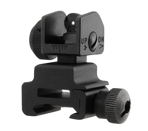 UTG Model Flip Up Rear Sight, Schwarz, MNT-951 von UTG