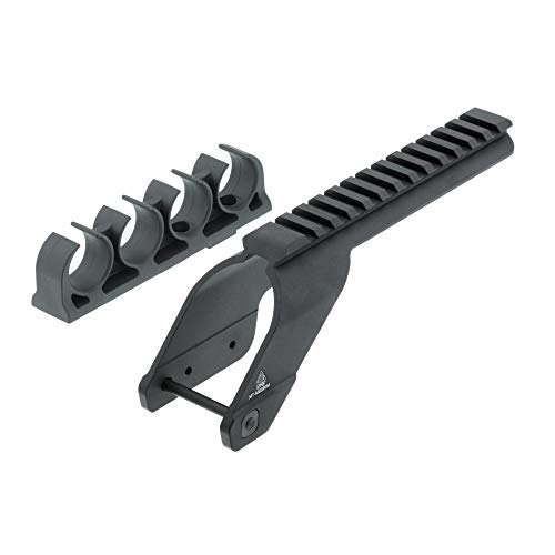 UTG Unisex – Erwachsene 590M Mag-Fed Optic Mount, 12 Gauge Montageschiene, schwarz, one Size UTG Unisex – Erwachsene 590M Mag-Fed Optic Mount, 12 Gauge Montageschiene, schwarz, one Size von UTG