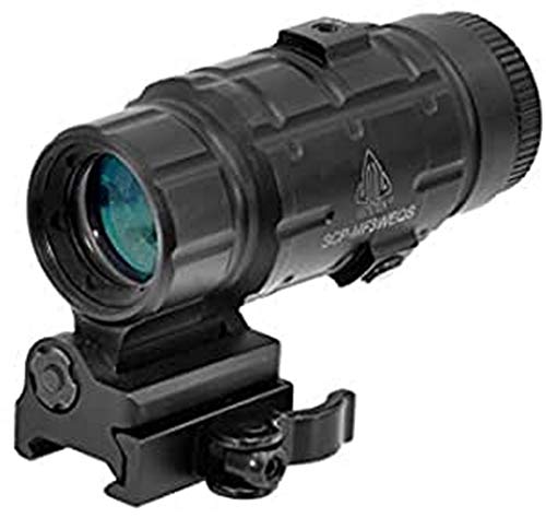 UTG Erwachsene Vergrößerung 3X klappbar Red Dot, schwarz, One Size von UTG