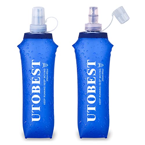 UTOBEST Soft Flask, TPU Faltbare Trinkflaschen, Wasserflasche BPA-Frei Sportflasche für Trinkrucksack, Fahrrad, Wandern, 250ml/350ml/500ml UTOBEST Soft Flask, TPU Faltbare Trinkflaschen, Wasserflasche BPA-Frei Sportflasche für Trinkrucksack, Fahrrad, Wandern, 250ml/350ml/500ml von UTOBEST
