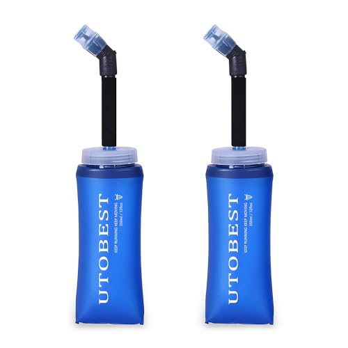UTOBEST Soft Flask, TPU Faltbare Trinkflaschen, Wasserflasche BPA-Frei Sportflasche für Trinkrucksack, Fahrrad, Wandern, 250ml/350ml/500ml UTOBEST Soft Flask, TPU Faltbare Trinkflaschen, Wasserflasche BPA-Frei Sportflasche für Trinkrucksack, Fahrrad, Wandern, 250ml/350ml/500ml von UTOBEST