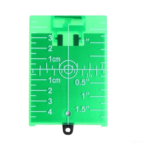 Einfach zu bedienende magnetische Zielkartenplatte für Laser-Wasserwaagen, 11 x 5 x 7 4 cm, Grün von UTTASU