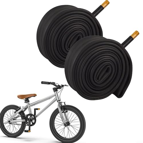 Fahrradschlauch, 12 x 1 75 2 125, pannensicher, hoher Grip, 2 Stück (2 x Schlauch) von UTTASU