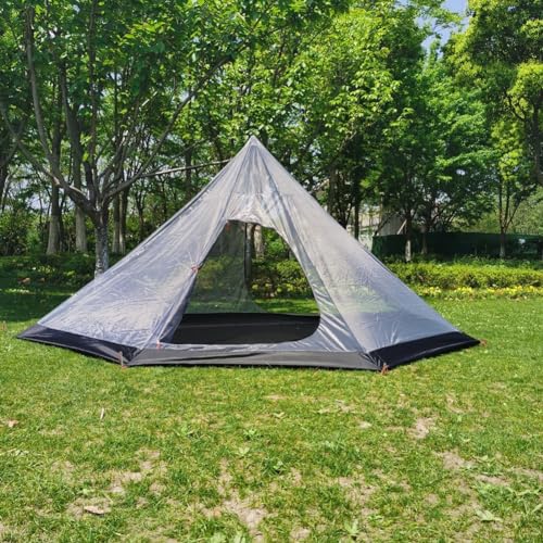 Premium Mesh Camping Innenzelt Wasserdicht Unterstand für Wandern und Outdoor Camping (L) von UTTASU