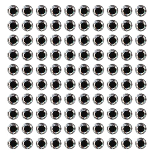UUYYEO 200 Stück 4 mm Angelköderaugen, realistische Fischaugen, lebensechte Fischaugen-Aufkleber, Basteln, Tieraugen, Fliegenbinden, Köderaugen, Silber UUYYEO 200 Stück 4 mm Angelköderaugen, realistische Fischaugen, lebensechte Fischaugen-Aufkleber, Basteln, Tieraugen, Fliegenbinden, Köderaugen, Silber von UUYYEO