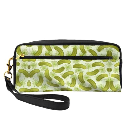 Sushi Dill Pickles Make-up-Tasche, Reise-Kosmetiktasche, Make-up-Tasche für Damen, Make-up-Organizer, Reiseutensilien, Schwarz , Einheitsgröße, Kosmetiktasche Sushi Dill Pickles Make-up-Tasche, Reise-Kosmetiktasche, Make-up-Tasche für Damen, Make-up-Organizer, Reiseutensilien, Schwarz , Einheitsgröße, Kosmetiktasche von UVBDF