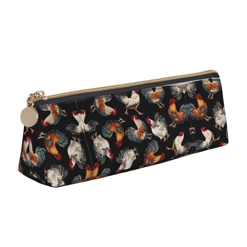 UVBDF Federmäppchen mit französischem Hahn, tragbar, Schreibwaren, großes Fassungsvermögen, Kosmetik-Organizer-Tasche, weiß, Einheitsgröße, Kosmetiktasche UVBDF Federmäppchen mit französischem Hahn, tragbar, Schreibwaren, großes Fassungsvermögen, Kosmetik-Organizer-Tasche, weiß, Einheitsgröße, Kosmetiktasche von UVBDF