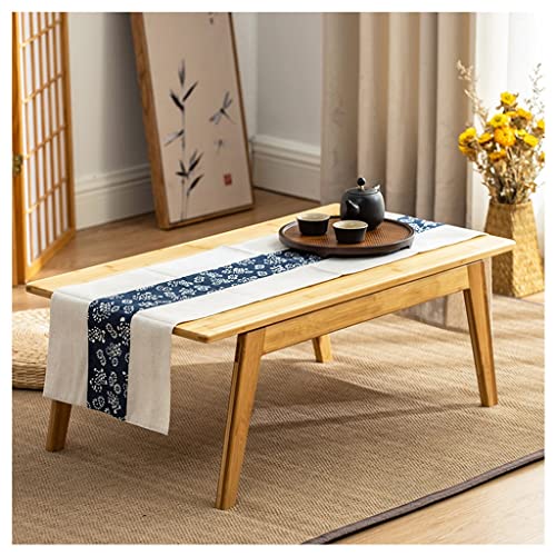 Couchtisch, faltbar, Holzstruktur, stabile, rutschfeste Tische, abgerundete Kanten, ergonomisches Design, japanische Teetische für das Büro zu Hause (Farbe: C, Größe: 80 x 45 x 31 cm) Star of Light von UYDJAKX