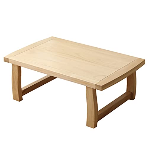 Tische aus Massivholz, für Wohnzimmer, niedriger Kaffeetisch, Balkontisch, Teetisch, kleiner Ess-/Lesetisch, Schreibtisch, Paulownia-Holzmaterial (Farbe: Holzfarbe, Größe: 70 x 45 x 30 cm) (Holzfarbe: von UYDJAKX