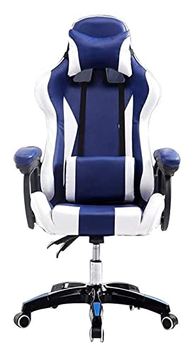 UYDJAKX Bürostuhl E-Sport-Stuhl Ergonomischer Bürostuhl Drehbarer Ledertisch und -Stuhl Hohe Rückenlehne Multifunktionaler Gaming-Stuhl Star of Light von UYDJAKX