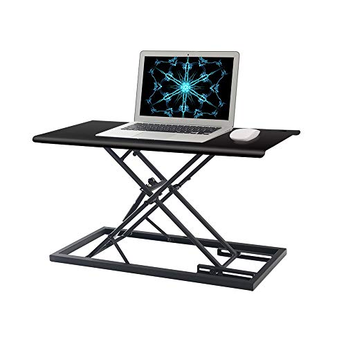 UYDJAKX Klapptisch, Schwarzer Schreibtischständer, Laptoptisch, Hubtisch, Heim-Multifunktionstisch, einfacher Lazy Table, Schreibtisch, 4 höhenverstellbarer Teetisch Star of Light von UYDJAKX