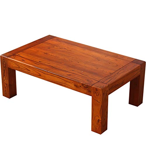 UYDJAKX Teetisch, niedriger Holztisch, Wohnzimmer-Couchtisch, Laptop-Tisch, Balkon-Kleintisch, Schlafzimmer-Niedrigtische (Farbe: Braun, Größe: 60 x 40 x 25 cm) (Braun 80 x 50 x 30 cm) Star of Light von UYDJAKX