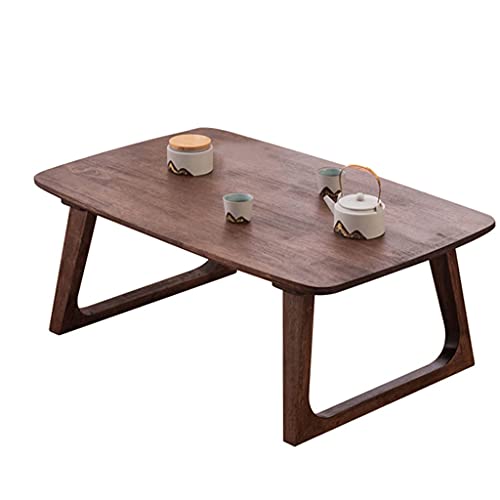 UYDJAKX Tische aus Massivholz, für Wohnzimmer, Kaffeetisch, Balkon, Teetisch, einfaches Frühstück, (Farbe: Holzfarbe, Größe: 100 x 50 x 35 cm) (Braun, 100 x 50 x 35 cm) Star of Light von UYDJAKX