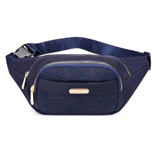 UYFRD Damen Hüfttasche, Oxford-Stoff, wasserdicht, Designer-Crossbody-Brusttasche, modische Bauchtasche, Bananen-Hüfttasche, Dunkelblau B, Einheitsgröße von UYFRD