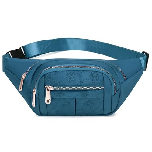 UYFRD Damen Hüfttasche, Oxford-Stoff, wasserdicht, Designer-Crossbody-Brusttasche, modische Bauchtasche, Bananen-Hüfttasche, grün, Einheitsgröße von UYFRD