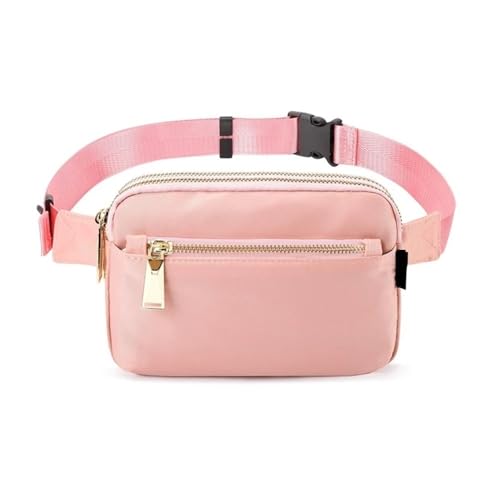 UYFRD Damen Hüfttasche Nylon Bauchtaschen Casual Damen Brusttaschen Mann Gürteltasche Reise Hüfte Sport Gym Bum, rose, Einheitsgröße von UYFRD