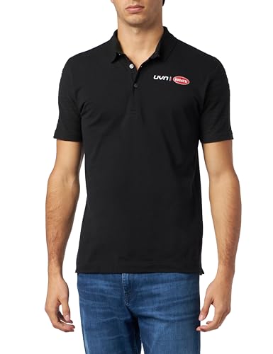 UYN for BUGATTI O102396-B000 KURZÄRMELIGES TECHNISCHES Poloshirt T-Shirt Herren Black XL von UYN for BUGATTI